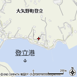 熊本県上天草市大矢野町登立3155-2周辺の地図