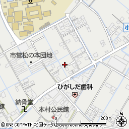 熊本県宇城市小川町北新田706周辺の地図