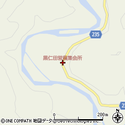 黒仁田営農集会所周辺の地図