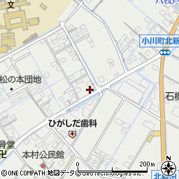 熊本県宇城市小川町北新田729周辺の地図
