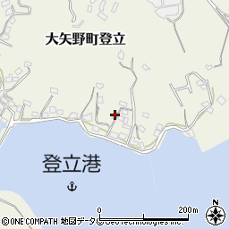 熊本県上天草市大矢野町登立3155-1周辺の地図