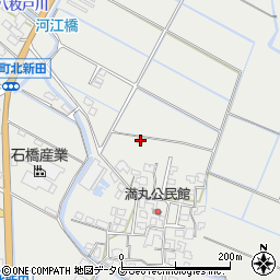 熊本県宇城市小川町北新田186周辺の地図