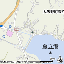 熊本県上天草市大矢野町登立2945-8周辺の地図
