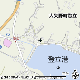 熊本県上天草市大矢野町登立3112-4周辺の地図