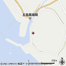 長崎県五島市富江町黒瀬318周辺の地図