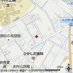 熊本県宇城市小川町北新田725-4周辺の地図