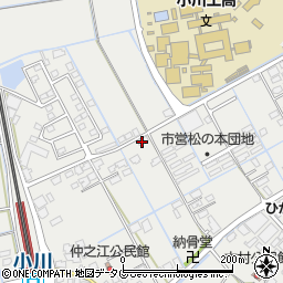 熊本県宇城市小川町北新田674-5周辺の地図
