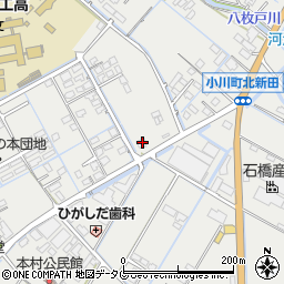 熊本県宇城市小川町北新田730周辺の地図