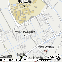 熊本県宇城市小川町北新田698周辺の地図