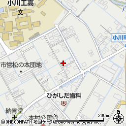 熊本県宇城市小川町北新田725-8周辺の地図