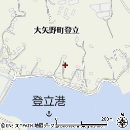 熊本県上天草市大矢野町登立3152-2周辺の地図