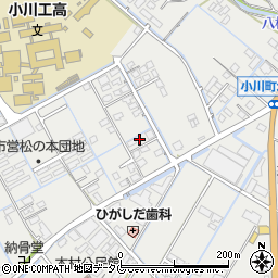 熊本県宇城市小川町北新田725周辺の地図