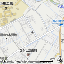 熊本県宇城市小川町北新田725-6周辺の地図