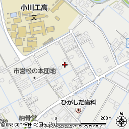 熊本県宇城市小川町北新田710周辺の地図