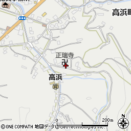 正瑞寺周辺の地図