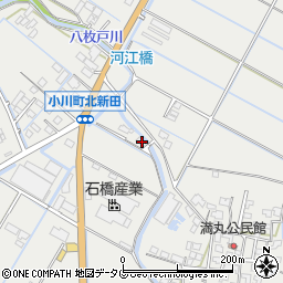 熊本県宇城市小川町北新田375-3周辺の地図