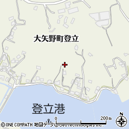 熊本県上天草市大矢野町登立3151周辺の地図