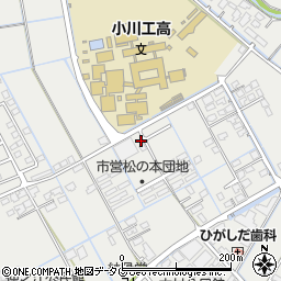 熊本県宇城市小川町北新田693周辺の地図