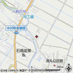 熊本県宇城市小川町北新田362周辺の地図