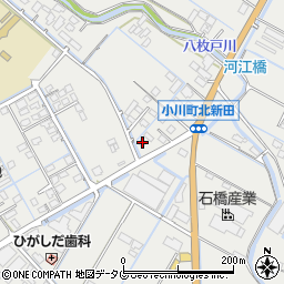 熊本県宇城市小川町北新田1090周辺の地図