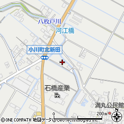 熊本県宇城市小川町北新田375周辺の地図