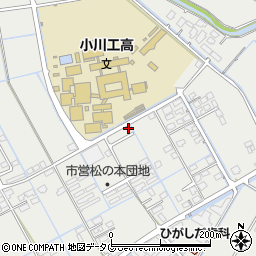 熊本県宇城市小川町北新田694周辺の地図