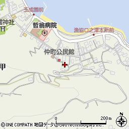 長崎県南島原市口之津町甲1119周辺の地図