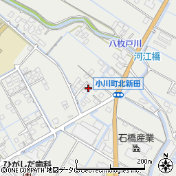 熊本県宇城市小川町北新田1089-3周辺の地図