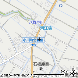 熊本県宇城市小川町北新田373周辺の地図