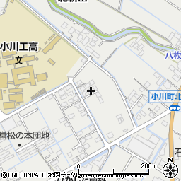 熊本県宇城市小川町北新田747周辺の地図