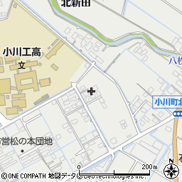 熊本県宇城市小川町北新田752周辺の地図