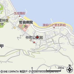 長崎県南島原市口之津町甲1151周辺の地図