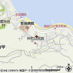 長崎県南島原市口之津町甲1157周辺の地図