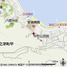 長崎県南島原市口之津町甲1176周辺の地図