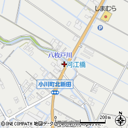 熊本県宇城市小川町北新田1126周辺の地図