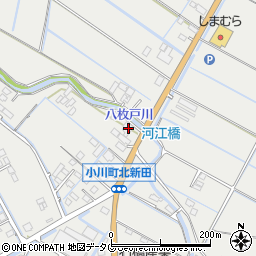 熊本県宇城市小川町北新田1125周辺の地図