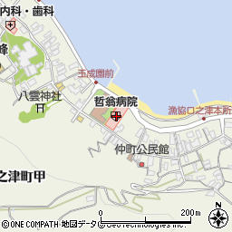 哲翁病院（博愛会）周辺の地図