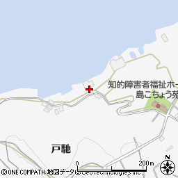 熊本県宇城市三角町戸馳7707周辺の地図