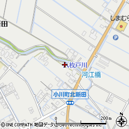 熊本県宇城市小川町北新田1124周辺の地図