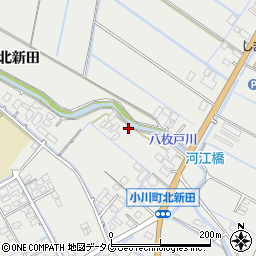 熊本県宇城市小川町北新田1123周辺の地図