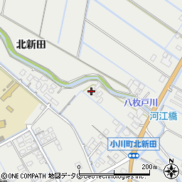 熊本県宇城市小川町北新田1110周辺の地図