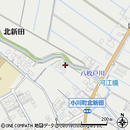 熊本県宇城市小川町北新田1122周辺の地図