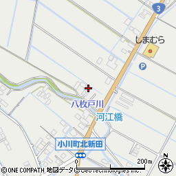 熊本県宇城市小川町北新田1136-4周辺の地図