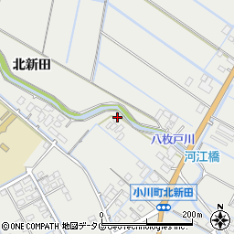 熊本県宇城市小川町北新田1111周辺の地図