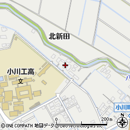 熊本県宇城市小川町北新田1020周辺の地図