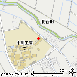 熊本県宇城市小川町北新田1067周辺の地図