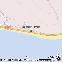 菖蒲田公民館周辺の地図