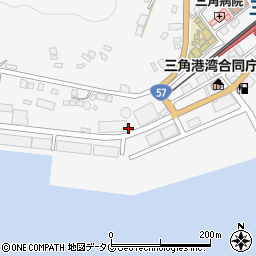 三角海運株式会社　港湾事務所周辺の地図