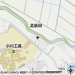 熊本県宇城市小川町北新田1012-2周辺の地図