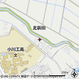 熊本県宇城市小川町北新田1012周辺の地図
